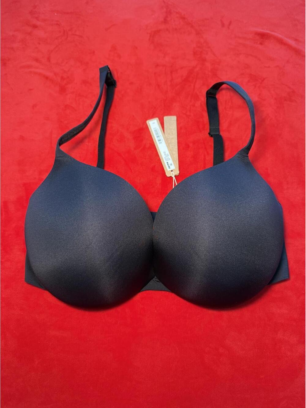 Skims Ultimate Push Up Plunge Bra Color ONYX Size 34DDD